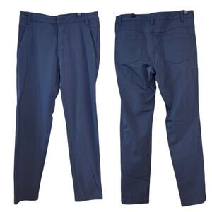 BYLT Everyday Pant 2.0 Premium Basics Men's sz M, Straight Fit Navy waist 32"
